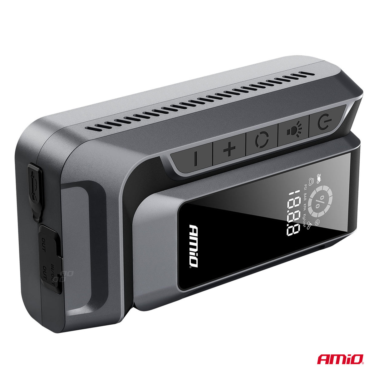 STARTER BATERIE PORTATIV 4-in-1 AMIO AM-04677 (Jump starter 12V 12Ah 1600A)