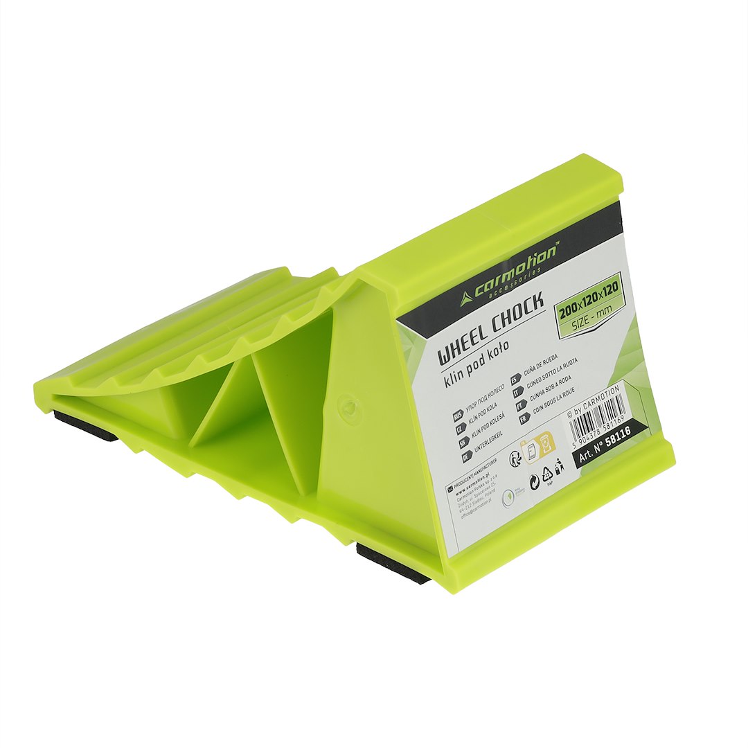 TAKO PLASTIKE PER GOMAT CM-58116 WHEEL CHOCK 20x12x12 cm