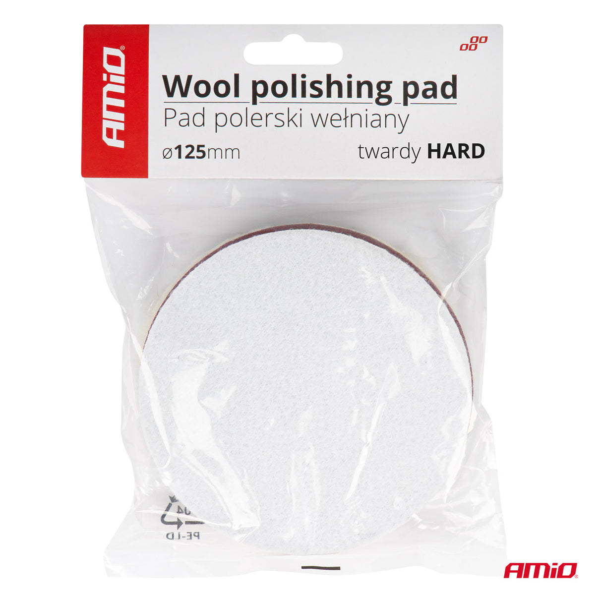 TAMPON LUCIDIMI AM-03706 Ø125mm HARD Wool Polishing Pad 1 COPE