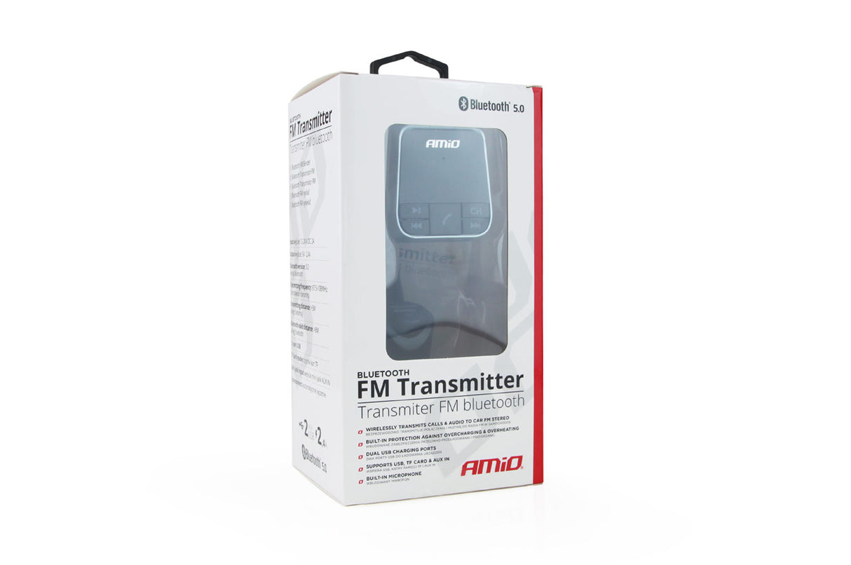 TRANSMETUES FM BLUETOOTH + KARIKUES AMIO AM-02250
