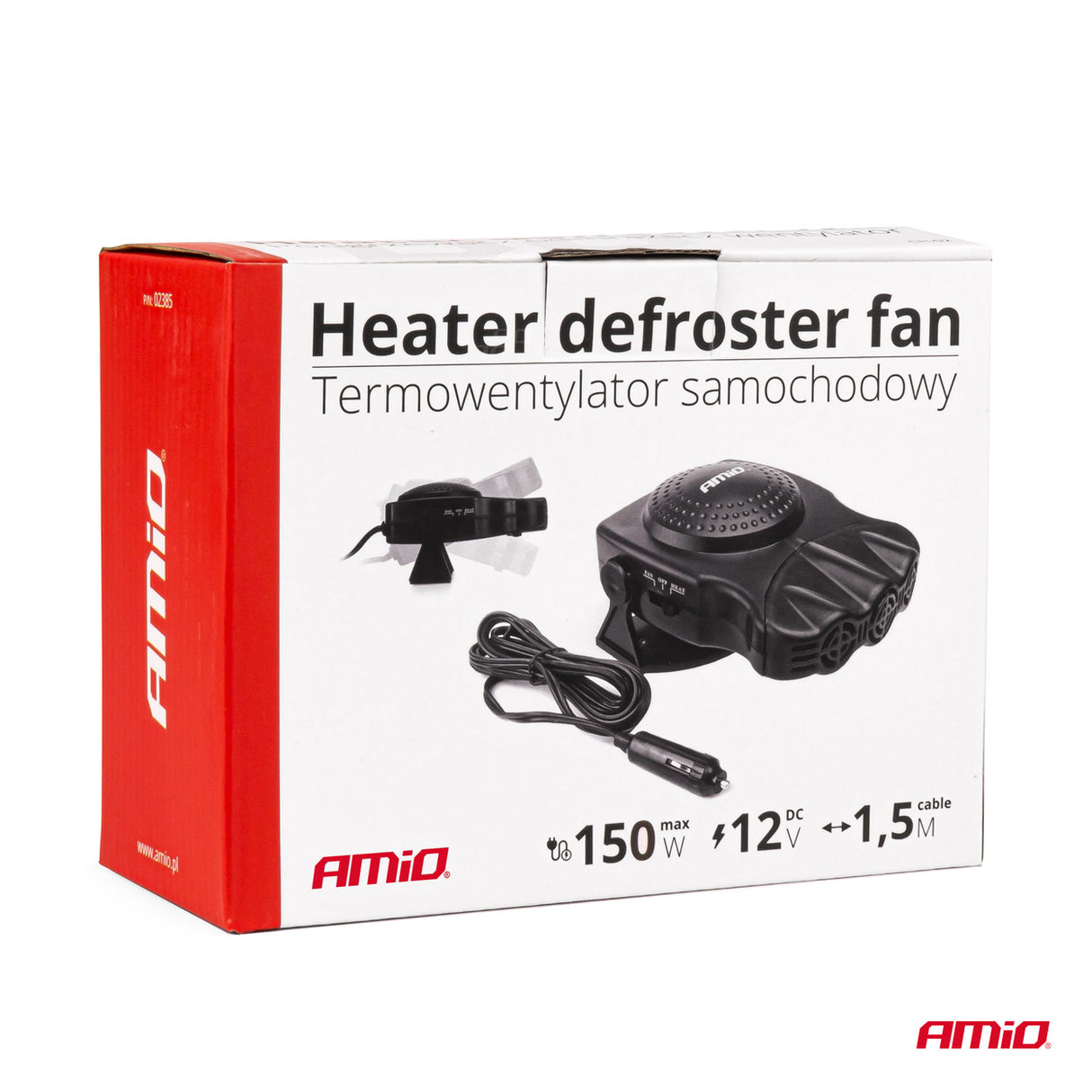VENTILATOR - NGROHES - SHKRIRES AMiO AM-02385 12V 150W