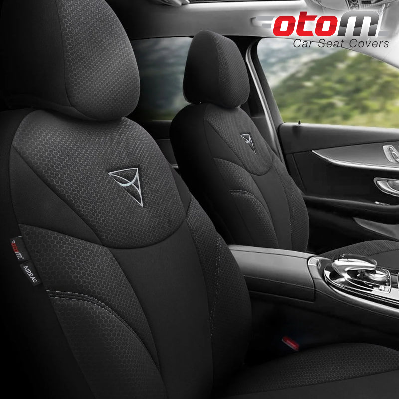 VESHJE SEDILJE OTOM AURA AUR-1801 RASCHEL AIRBAG (BLACK+SMOKED) SET