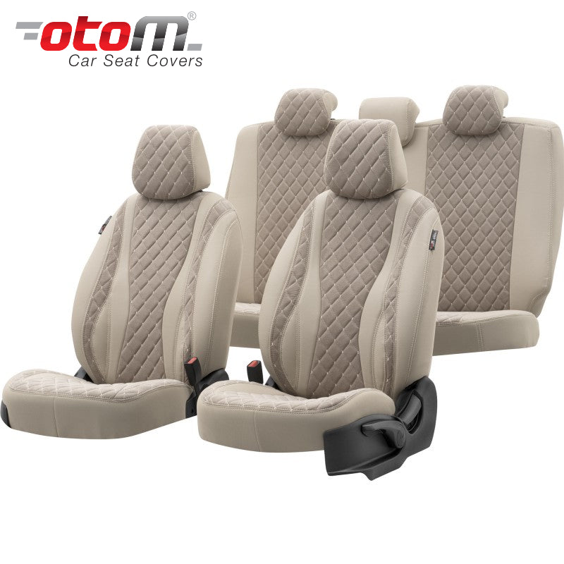 VESHJE SEDILJE OTOM ELITE ELT-1007 BURNED FABRIC 3 ZINXHIRE AIRBAG (BEZHE) SET