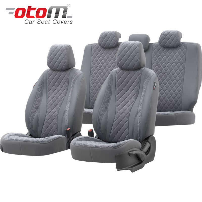 VESHJE SEDILJE OTOM ELITE ELT-1011 BURNED FABRIC 3 ZINXHIRE AIRBAG (GRI) SET