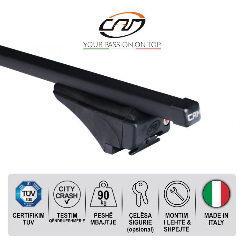ZGARE MAKINE CAM TOTUS INTEGRATED RAIL CUBE BARS 124 cm - 2167