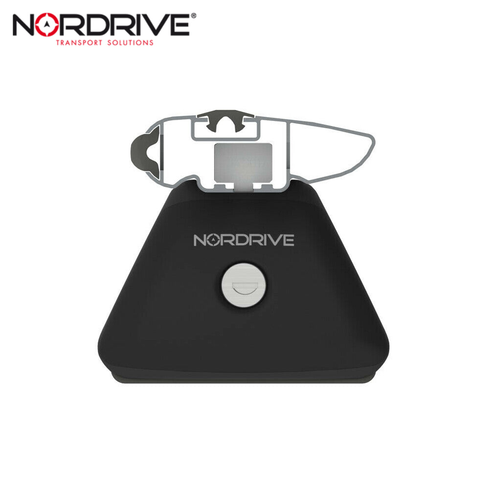 ZGARE MAKINE NORDRIVE SILENZIO-BLACK-ALUMINIUM INTEGRATED RAIL LMP-N15100 M-120cm ME CELESA SET