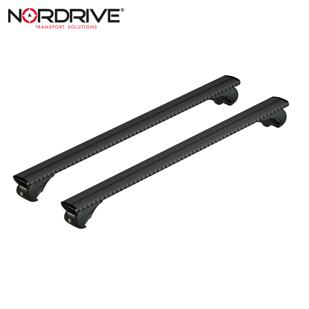 ZGARE MAKINE NORDRIVE SILENZIO-BLACK-ALUMINIUM OPEN RAIL LMP-N15090 M-120cm ME CELESA SET