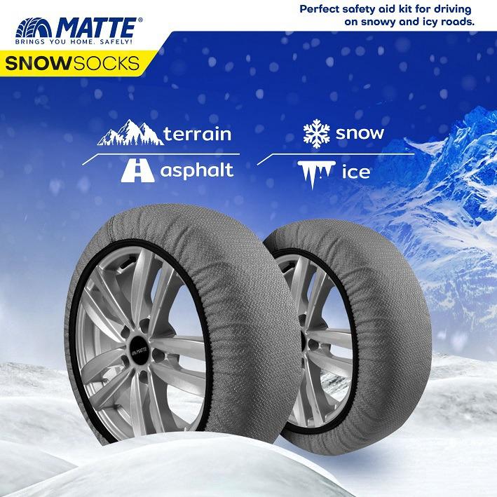 ZINXHIRE TEKSTILI PER BORE MATTE SNOW SOCKS EXTRA-PRO-Series (GRI) - MASA: XXL