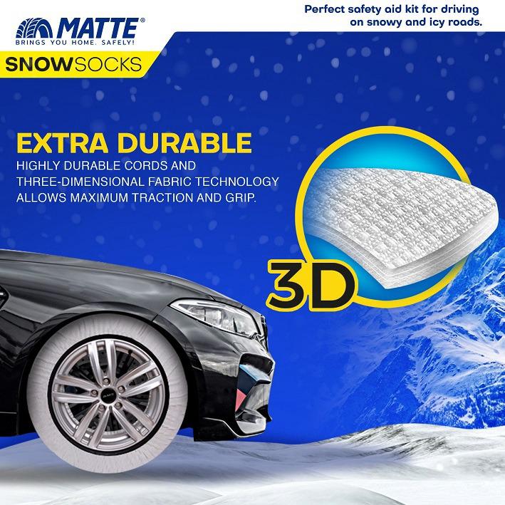 ZINXHIRE TEKSTILI PER BORE MATTE SNOW SOCKS SUPER-X-Series (E BARDHE) - MASA: XL