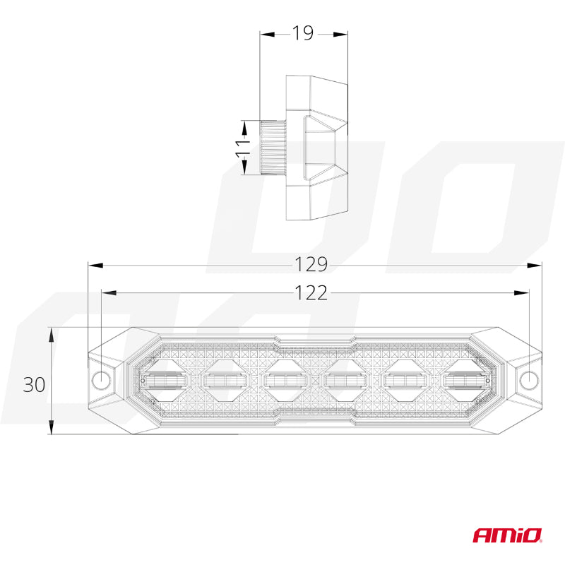 Blic LED AMiO AM-03930, 6 × 3 W, 12/24 V
