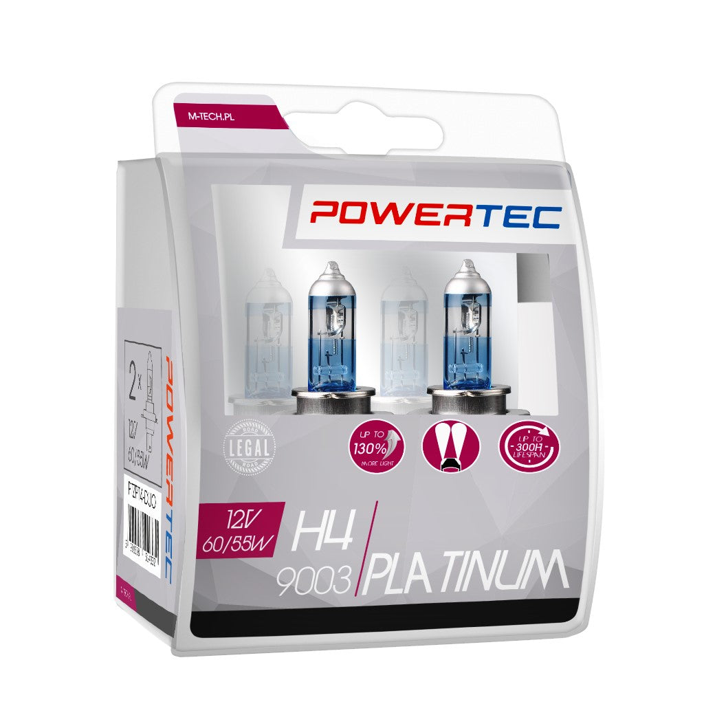 LLAMPA POWERTEC PLATINUM +130% H4 12V DUO MT-PTZPT4-S2
