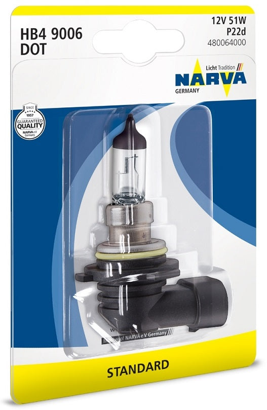 LLAMPA NARVA HB4 (9006) 12 V 51 W B1-48006 1 COPE