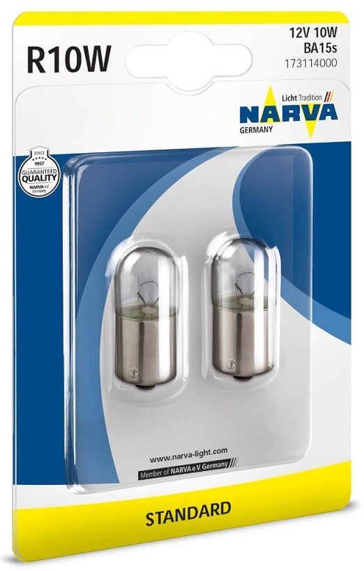 LLAMPA NARVA R10W 12 V B2-17311 2 COPE