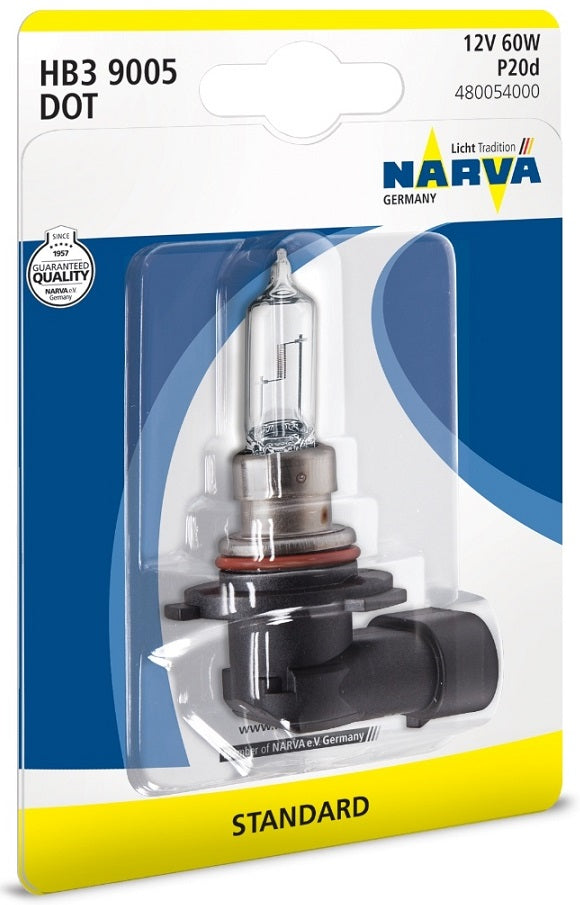 LLAMPA NARVA HB3 (9005) 12 V 60 W B1-48005 1 COPE