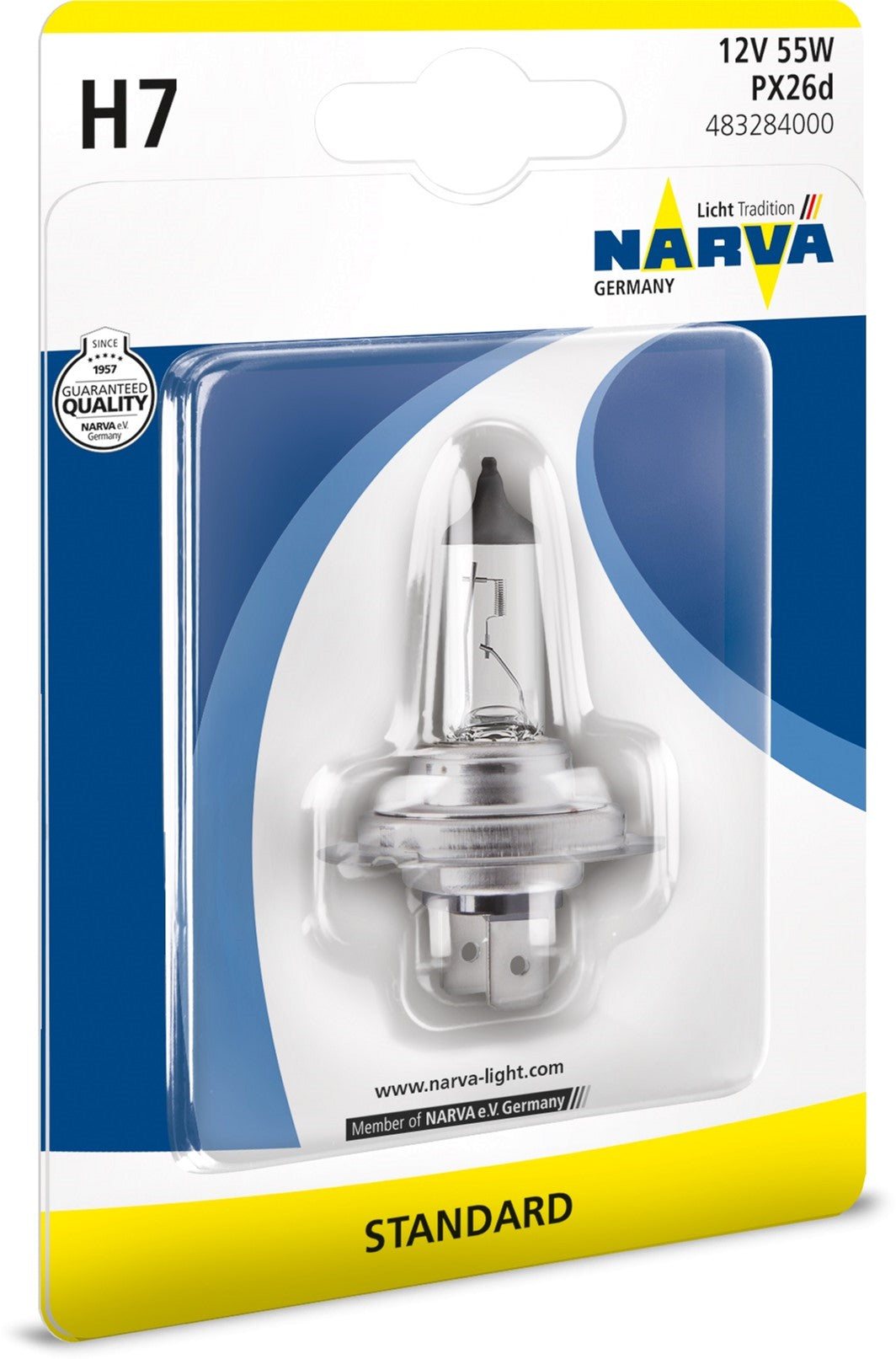 LLAMPA NARVA H7 12 V 55 W B1-48328 1 COPE