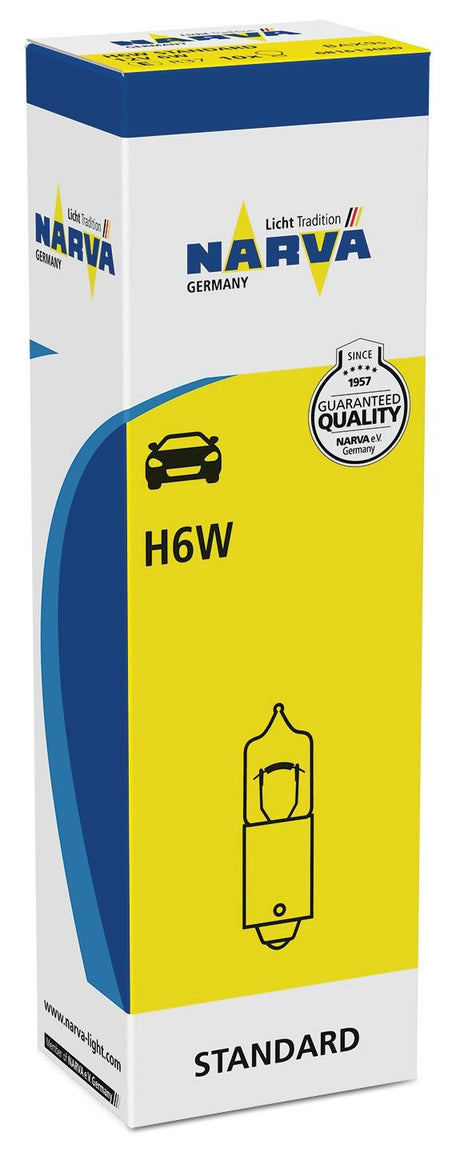 LLAMPA NARVA H6W 12 V 6 W C1-68161 1 COPE
