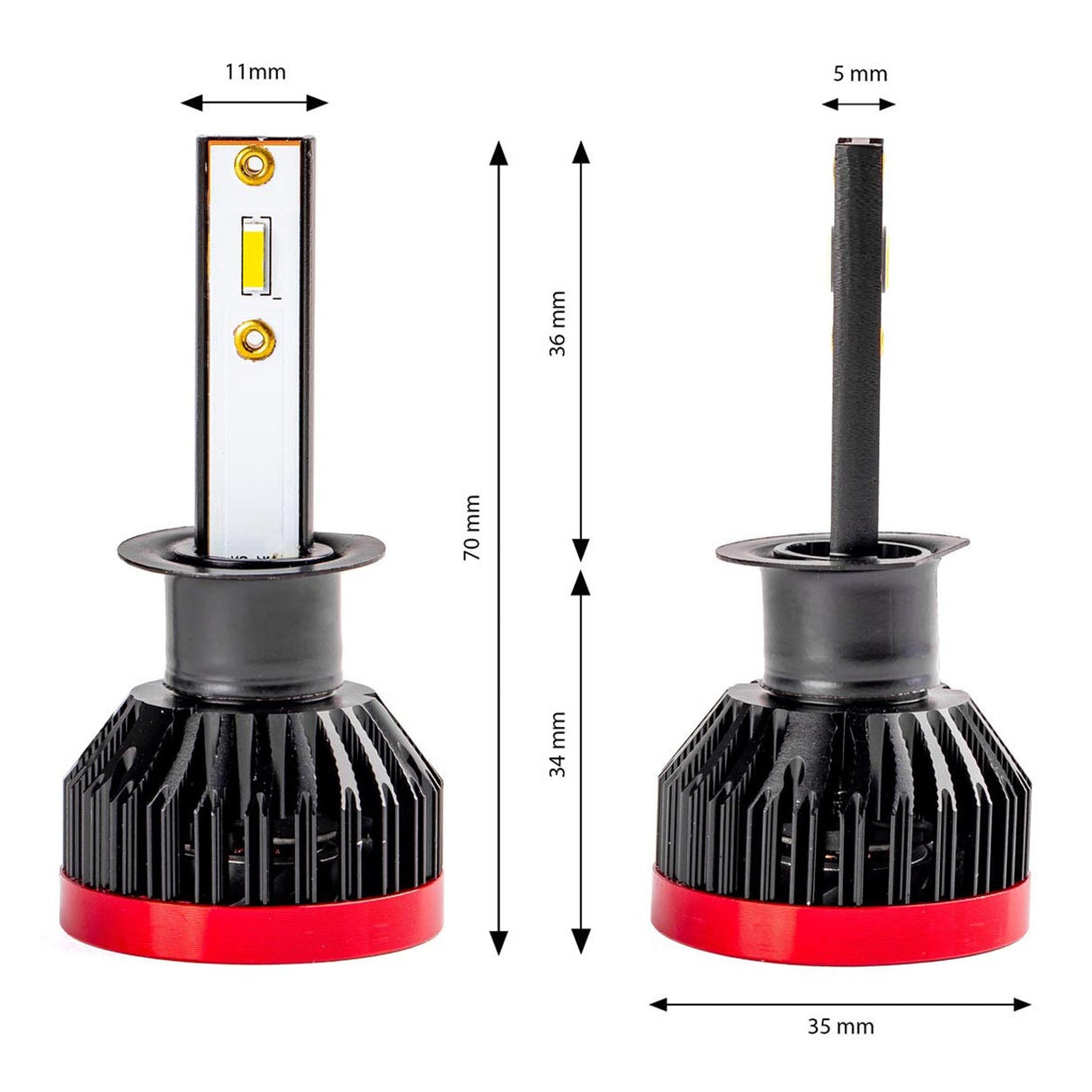LLAMPA LED AMiO H1 BF-Series AM-02240 +200% 6-18V 30W 6000K SET