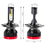 LLAMPA LED AMiO H4 BF-Series AM-02241 +200% 6-18V 30W 6000K SET