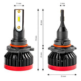 LLAMPA LED AMiO HB3 9005 BF-Series AM-02246 +200% 6-18V 30W 6000K SET