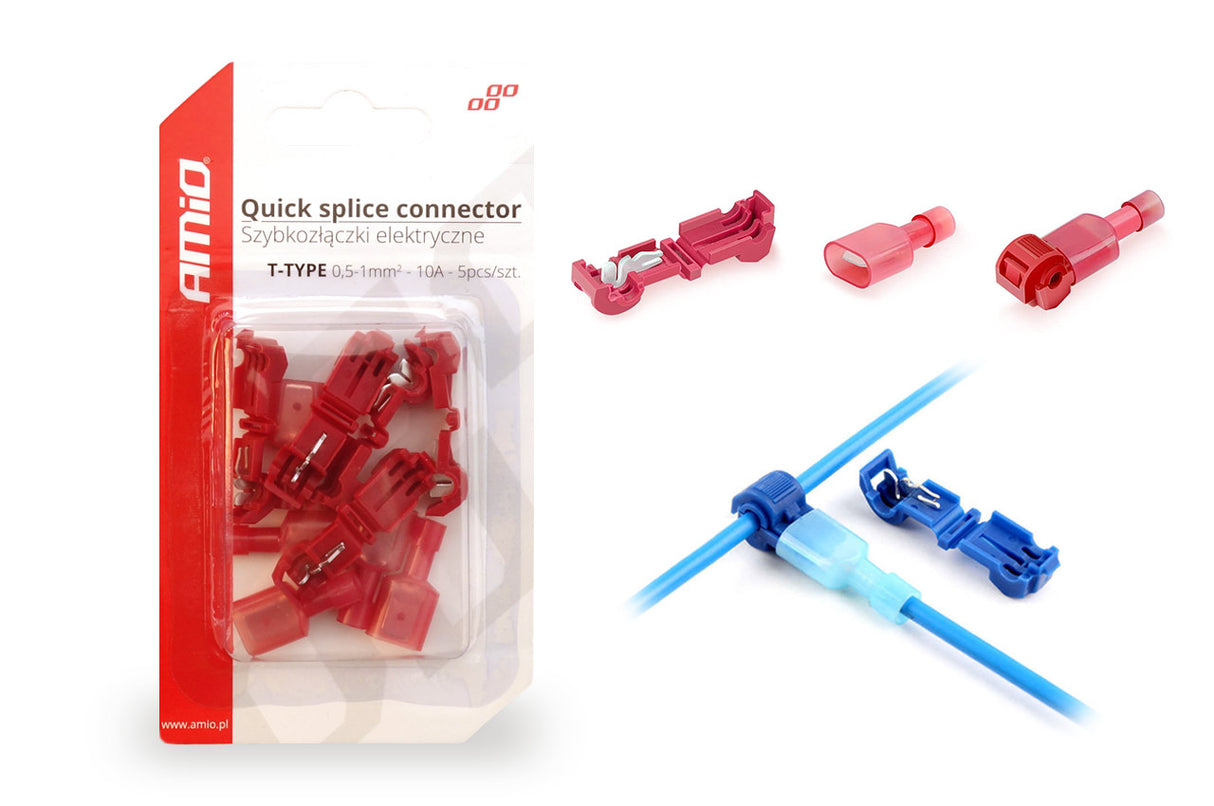 BASHKUES KABLLI ELEKTRIK AM-02343 T-Type 0.5-1mm² 10A 5 COPE