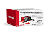 KARIKUES DHE STARTER BATERIE AMIO AM-02400 (Karikues 6/12V 12A/ Jump starter 12V 75A)