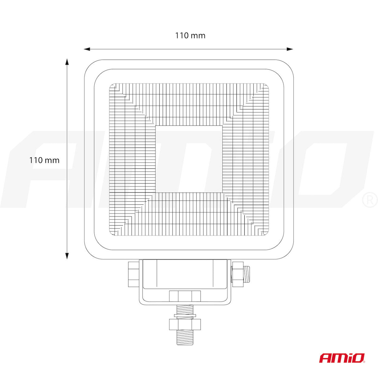 FENERE LED AMiO AM-02425 9-36V COB FLOOD (AWL-11) 110x110 mm 1 COPE