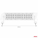 LIGHT BAR AMIO AM-02437 9-36V 24 LED COMBO (AWL-23) 402 x 90 x 80mm
