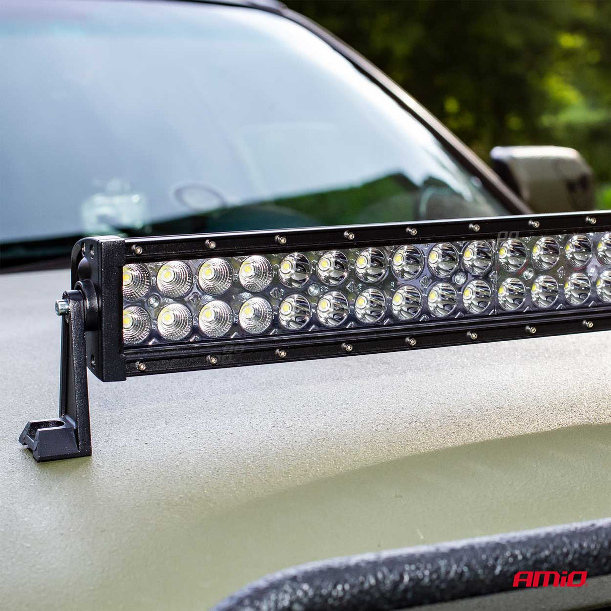 LIGHT BAR AMIO AM-02437 9-36V 24 LED COMBO (AWL-23) 402 x 90 x 80mm