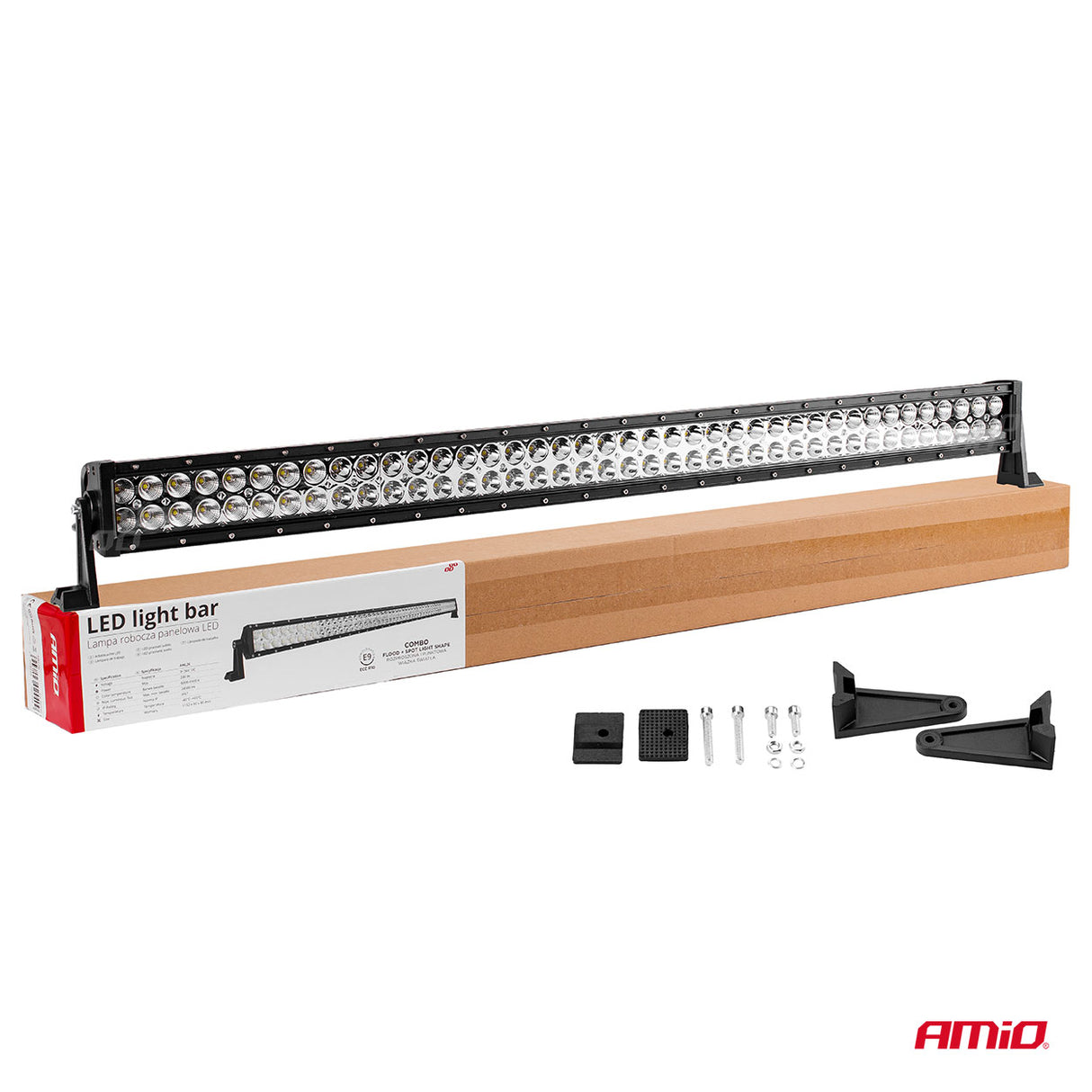 LIGHT BAR AMIO AM-02440 9-36V 80LED COMBO (AWL-26)