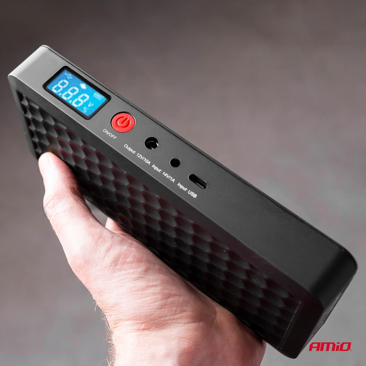 STARTER BATERIE PORTATIV DHE POWERBANK AMIO AM-02524 (Jump starter 12V 4Ah 800A)