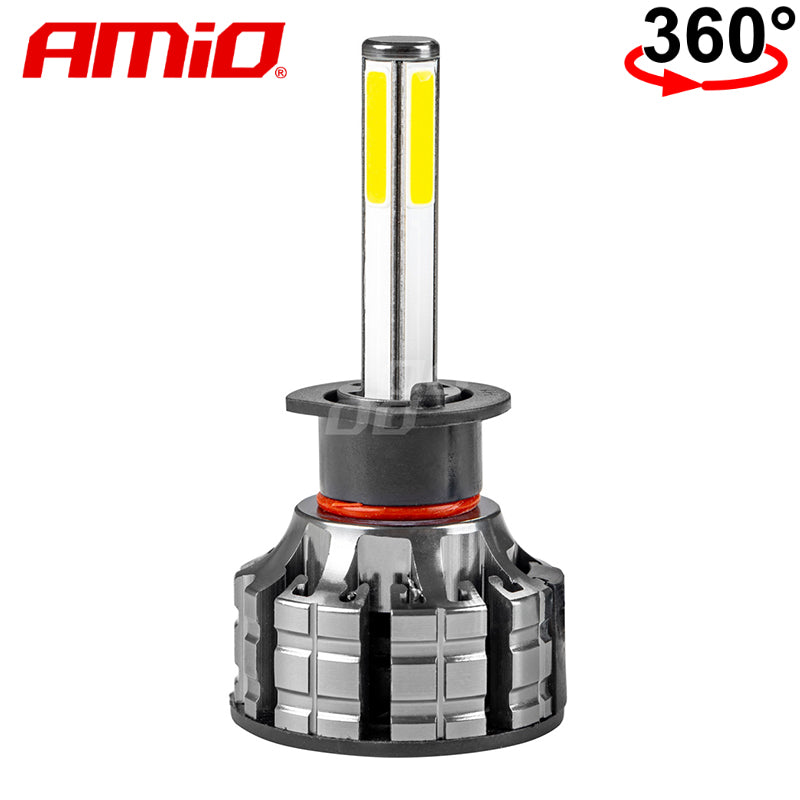 LLAMPA LED AMiO H1 COB-Series 360° AM-02842 +170% 12-24V 38W 6500K SET
