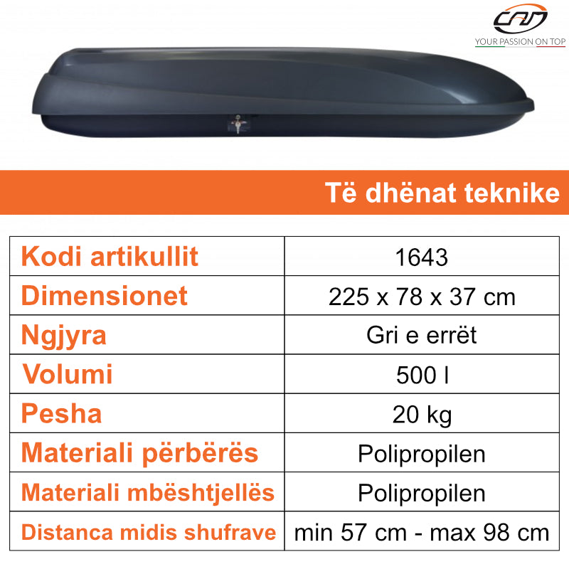 VALIXHE BAGAZHI CAM ELITE 503 (RAPID FIX) - 1643