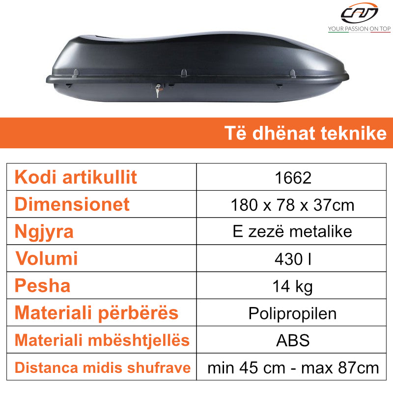 VALIXHE BAGAZHI CAM AIRTEK 435 (RAPID FIX) - 1662