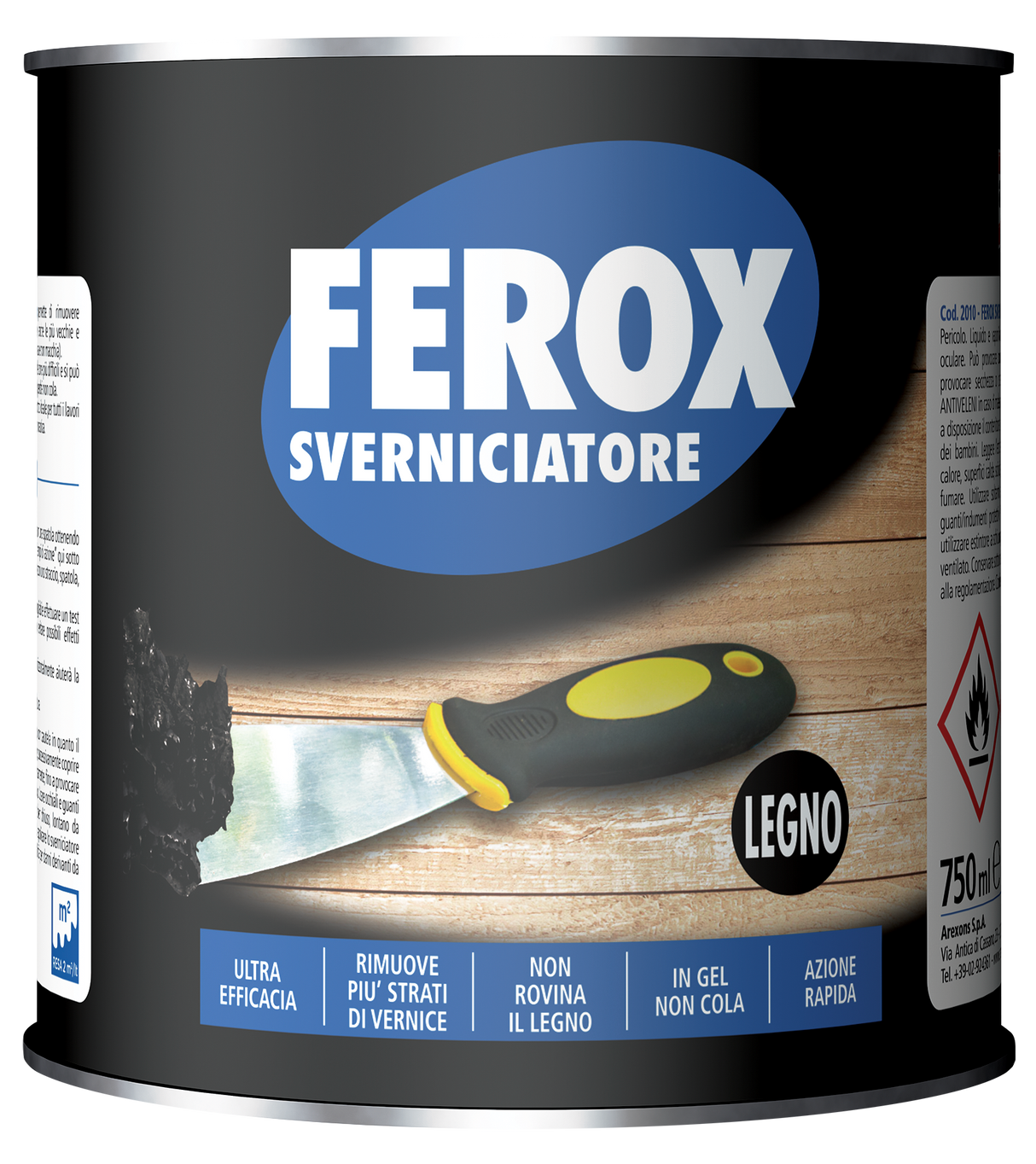 SOLUCION PER HEQJE BOJE NE DRU AREXONS FEROX 750 mL-2010