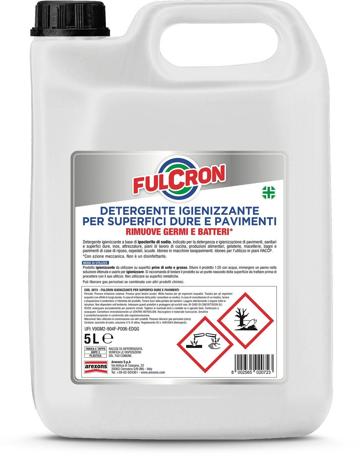 SOLUCION PER HIGJENIZIM TE SIPERFAQEVE TE FORTA FULCRON 5 L-2072