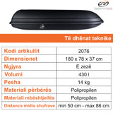 VALIXHE BAGAZHI CAM CLASSIC 430 NERO (STANDARD FIX) - 2076