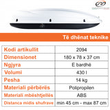 VALIXHE BAGAZHI CAM DYNAMIC 434 (RAPID FIX) BIANCO - 2094