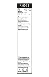 FSHIRESE XHAMI BOSCH AEROTWIN A-890-S (3 397 014 890) MERCEDES-BENZ EQS SUV (X296) 65+50cm SET