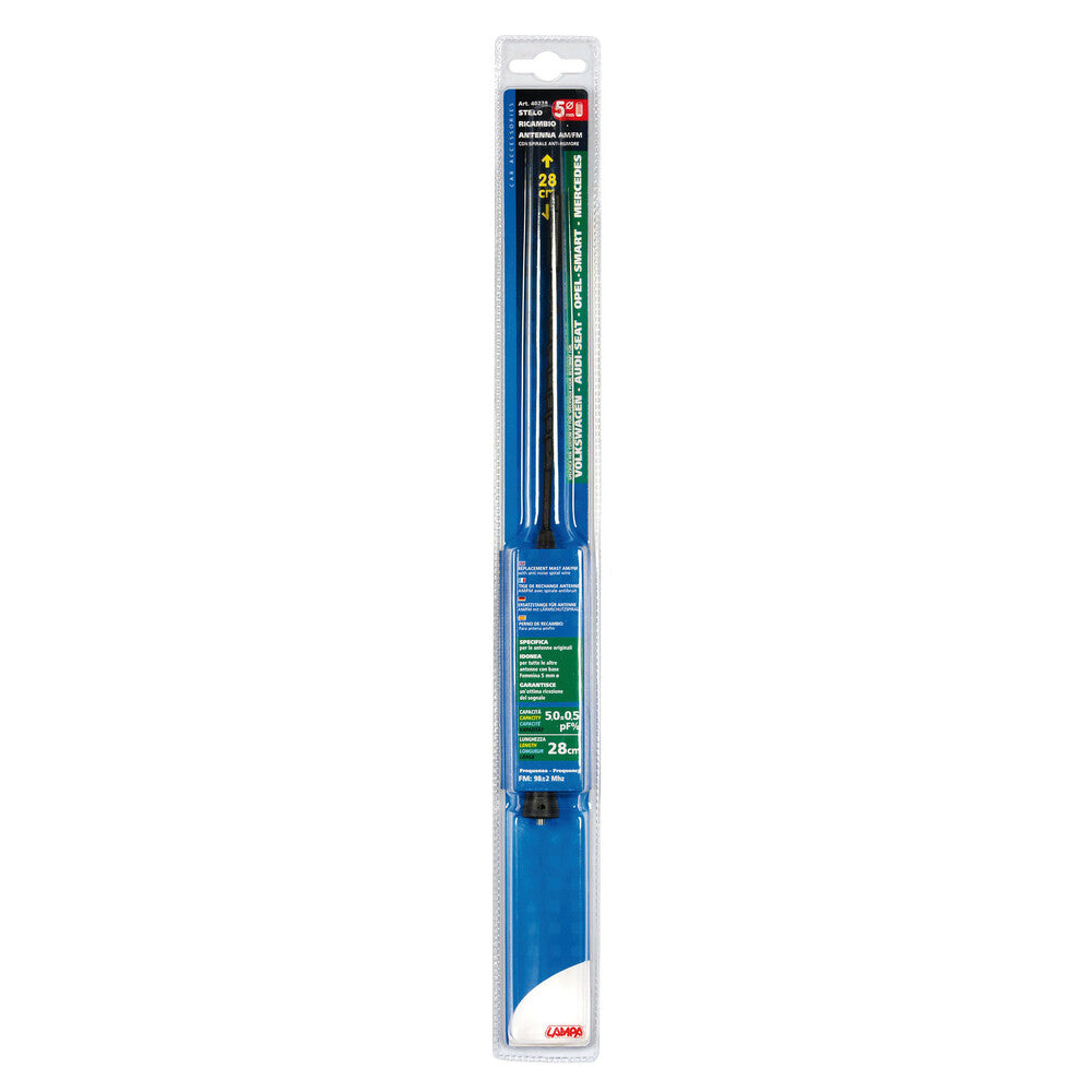 SHTESE ANTENE LMP-40228 AM/FM 5 mm 28 cm ANTI-NOISE