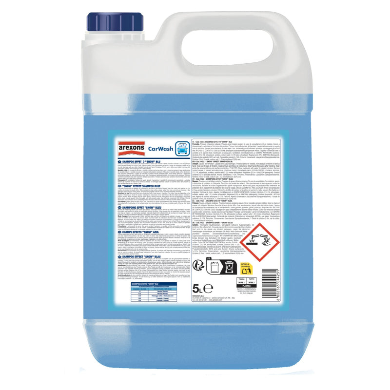 SHAMPO PA KONTAKT AREXONS SHAMPOO EFFETTO SNOW BLU (1:20) 5 L-4423