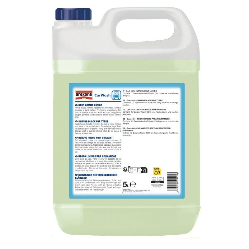 SOLUCION LUCIDUES GOMASH AREXONS NERO GOMME LUCIDO 5 L-4424