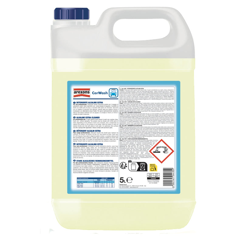 SOLUCION PER LARJE MAKINE AREXONS DETERGENTE ALCALINO EXTRA (1:30-1:40) 5 L-4430