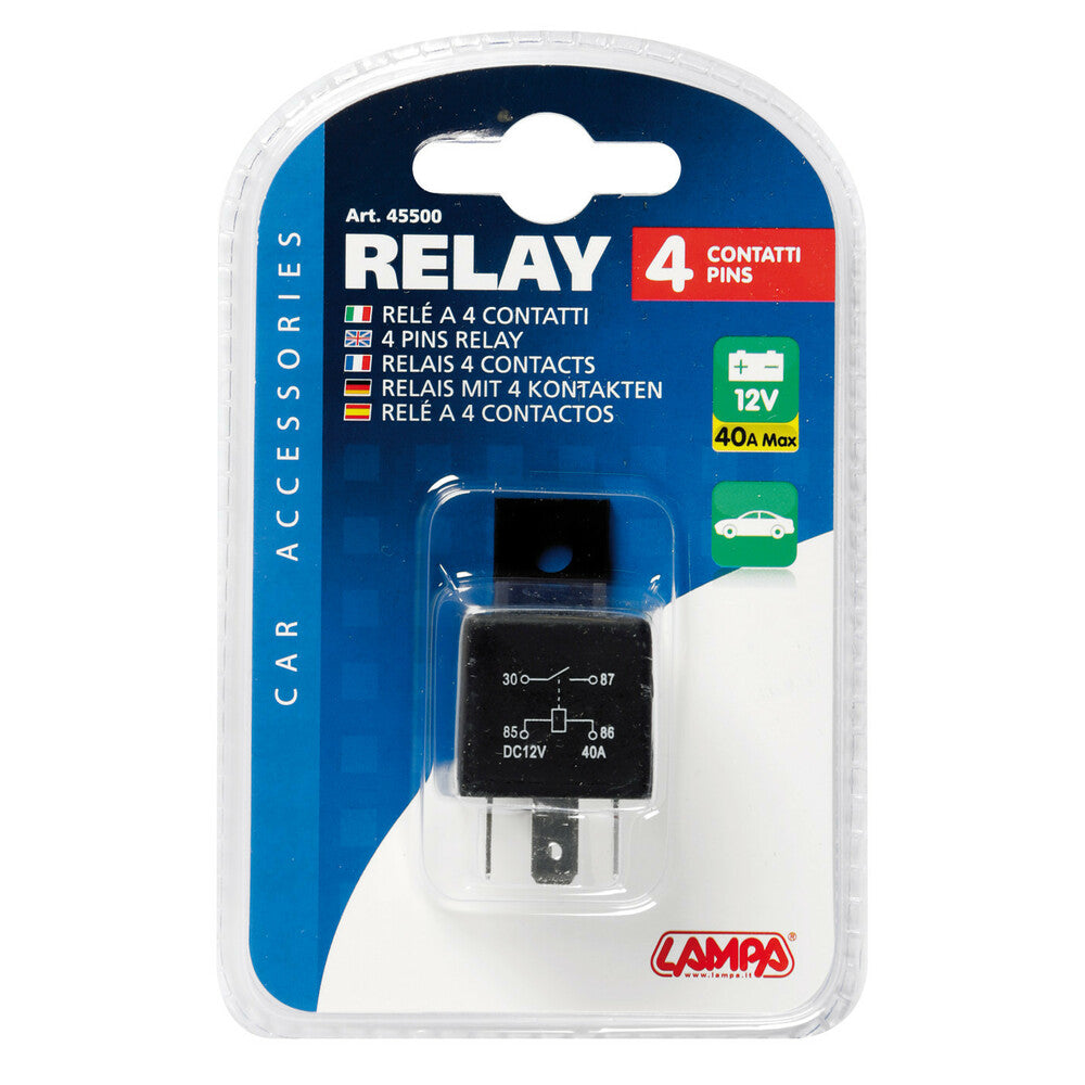 RELE LMP-45500 4-PINS 12 V 30A