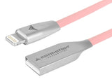 KABELL KARIKIMI-SINKRONIZIMI USB Apple Lightning CM-58631-PK 120cm (Roze)