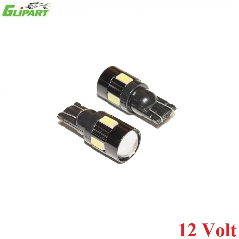 LLAMPA LED GLIPART W5W 12 V 6-SMD-LED WHITE CANBUS GP-90060 2 COPE