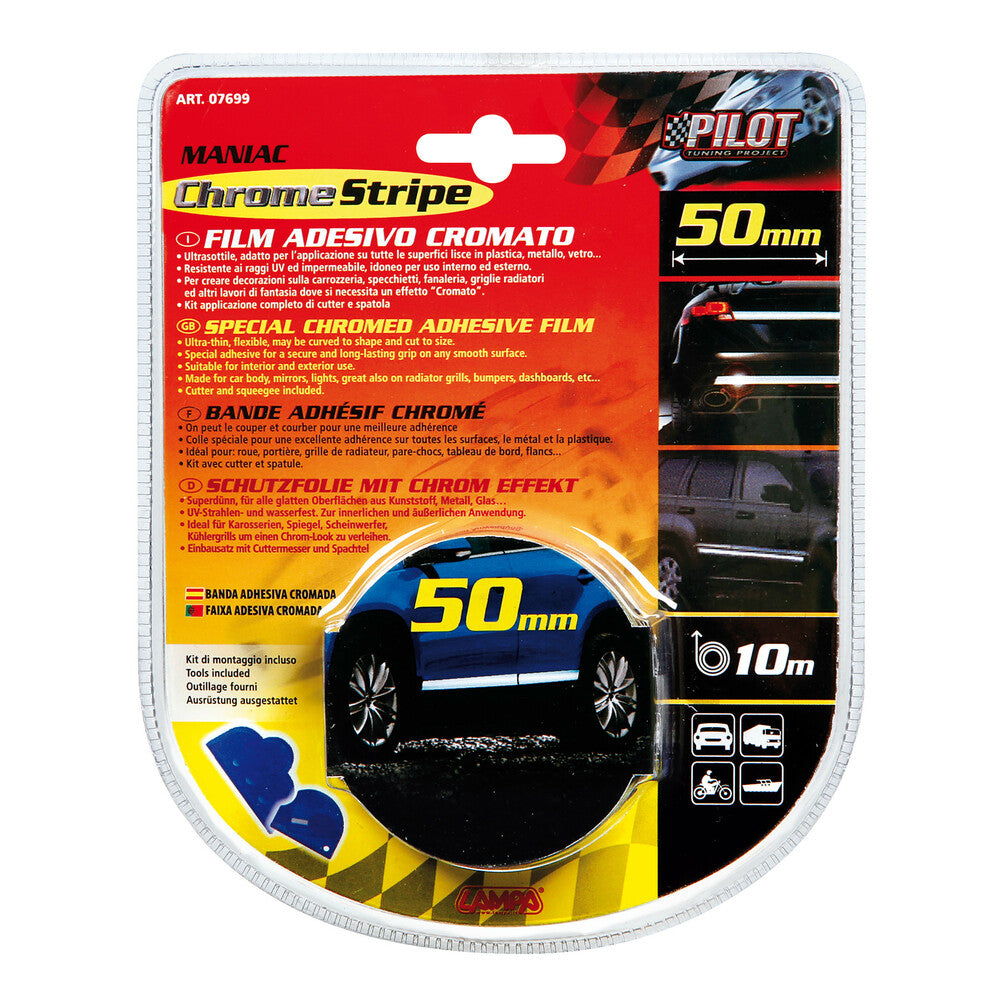 ADEZIV I KROMUAR LMP-07699 MANIAC-CHROME 50mm x 10m