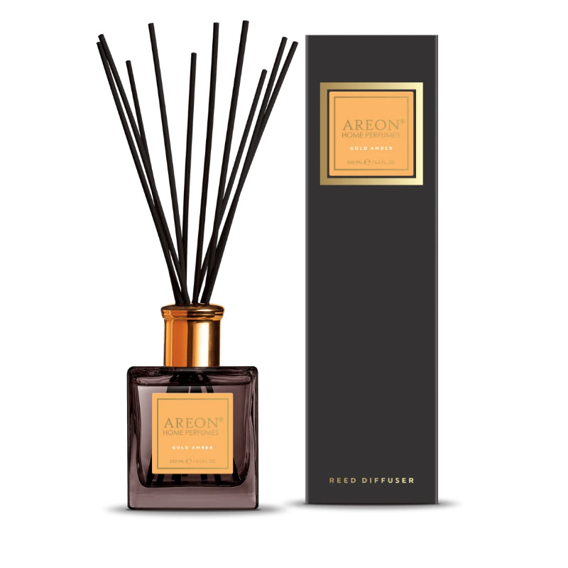 AROMATIK AREON HOME STICKS 150 mL (BLACK LINE) GOLD AMBER