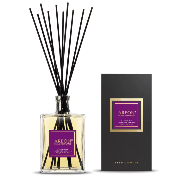 AROMATIK AREON HOME STICKS 1 L (BLACK LINE) PATCHOULI-LAVENDER-VANILLA