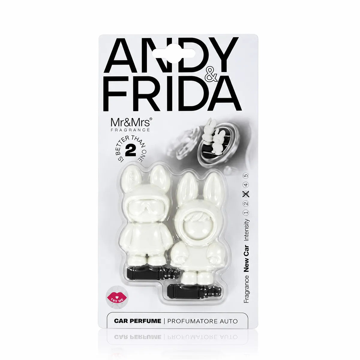 AROMATIK MR & MRS ANDY & FRIDA NEW CAR (WHITE) 2CP