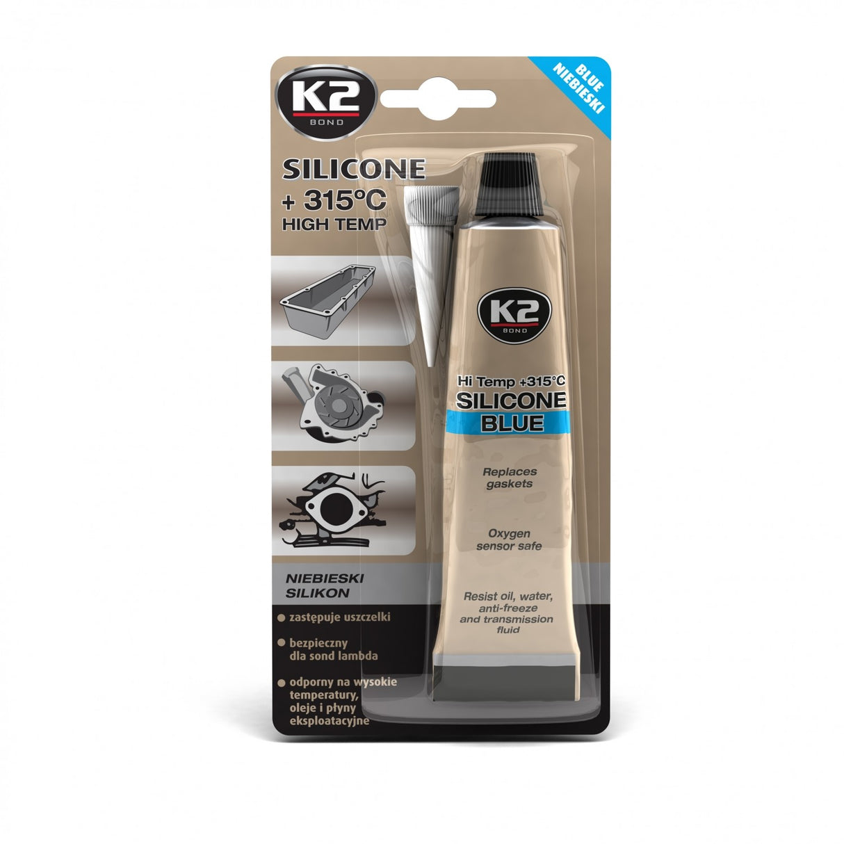 SILIKON K2 BLU 85 g - B220